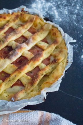 Crostata patate e mortadella ricetta