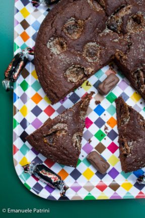 Mars brownie cake ricetta