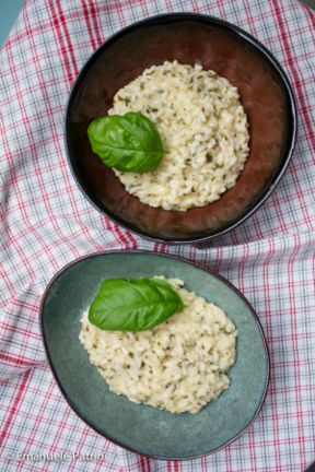 Risotto al basilico ricetta