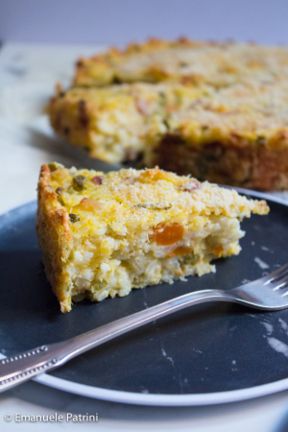 Timballo riso formaggio e speck ricetta