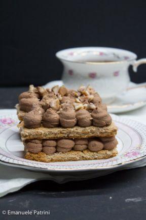 Quadrotti o rettangoli cioccolato e castagne ricetta