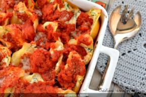 Conchiglioni al forno ripieni di ricotta ed erbette
