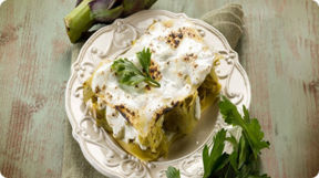 I Primi Piatti di Natale: Lasagne Bianche condite da un burro dal sapore delicato e gustoso.