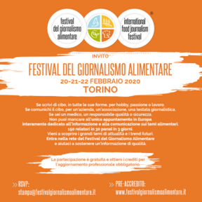 TORNA IL FESTIVAL DEL GIORNALISMO ALIMENTARE