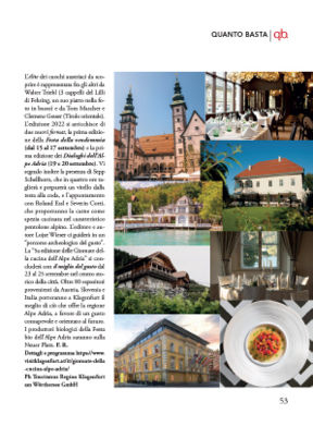 Il miglio del gusto dell’Alpe Adria a Klagenfurt am Woerthersee