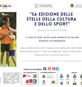Duino: si premiano le stelle della cultura e del volontariato