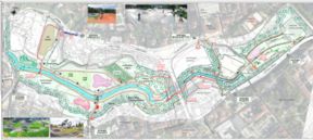 Central park goriziano: fra ponti aree picnic e uliveti