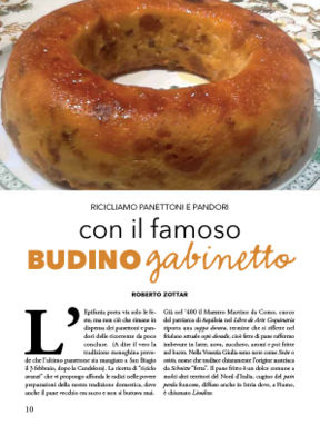 Budino gabinetto per riciclare i dolci avanzi