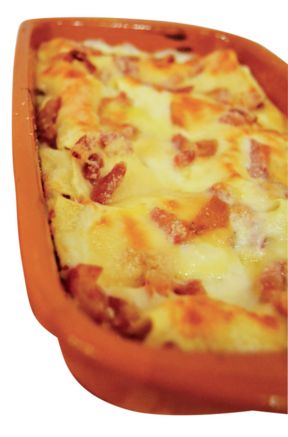 Lasagnetta di scamorza e seitan