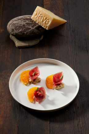 Finti cappelletti di bresaola farciti al formaggio Piave dop