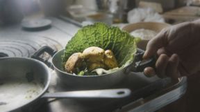 Polpette alle verdure fagioli ed erborinato