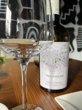 Pinot grigio Le manzane e carpaccio di tonno de Il vostro Eden