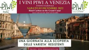 I vini Piwi a Venezia. Hotel Carlton on Grand Canal