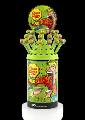 Nuovo Sour Infernal di Chupa Chups,  i lollipop dal gusto …infernale!