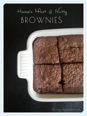 PIERRE HERMé’S MOIST & NUTTY BROWNIES