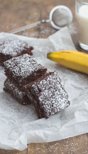 Ricetta brownies alla banana, i dolcetti a stelle e strisce per la colazione