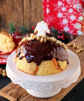 Zuppa inglese con pandoro