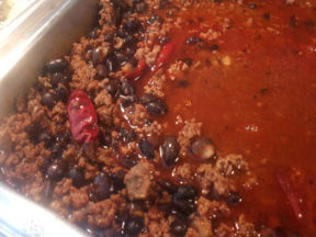 CHILI CON CARNE E FAGIOLI