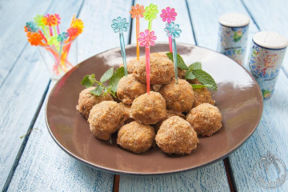 Polpette di carne macinata e zucchine al forno