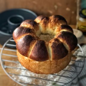 Brioche allo yogurt e miele