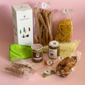 Pino Cuttaia. Recensione della cena in delivery con Uovodiseppia