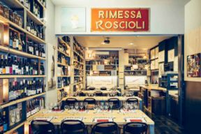 Rimessa Roscioli a Roma per la cacio e pepe di stagione con il vino giusto